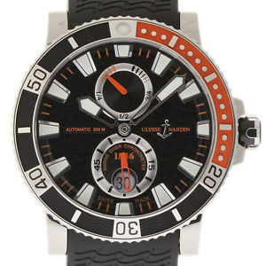 Ulysse Nardin NEW Maxi Marine Diver 263-90-3/92 Titanium Box/Paprs/Warnty #UN12