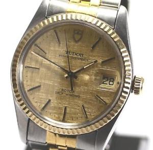 Used[C] Watch TUDOR Tudor Prince Oisutadeito 75203 Self winding gold Y4D