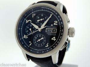 Maurice Lacroix Masterpiece Chronograph Ref MP6348-SS001-32E Big 43mm $9,435 NIB