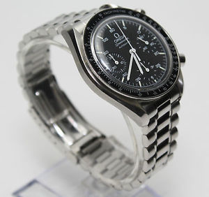 Vintage OMEGA Da uomo Speedmaster Automatico Orologio Cronografo Cinturino