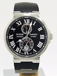 Ulysse Nardin Maxi Marine Chronometer 263-67 Stainless Steel Black Dial Rubber