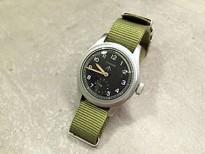 Vintage NOS Timor Military WWW Rare MOD Dial Dirty Dozen Swiss Mens Watch WW2