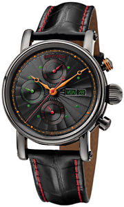 Chronoswiss Sirius Automatic Chrono Mens Watch Day of Week CH-7545K-BK/11-1