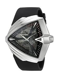 Hamilton Men's H24655331 Ventura XXL Analog Display Swiss Automatic Black... New