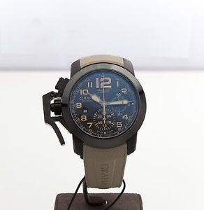 Brand New Graham Chronofighter Oversize Black Sahara Watch Ref 2CCAU.B02A.T13N
