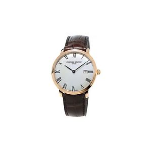 Frederique Constant Slimline Automatic Silver Dial Mens Watch 306MR4S4 New
