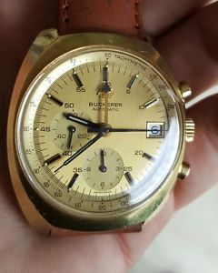 VINTAGE BUCHERER AUTOMATIC TACHYMETER WATCH LEMANIA 1340 MOVEMENT