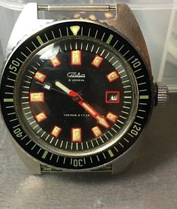 Watch slava Amphibia divers 200m 1967 rarity