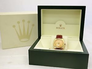 ROLEX OYSTER PERPETUAL BUBBLE BACK SOLID YELLOW GOLD 18K "ERBE BASEL" 1938 image 1