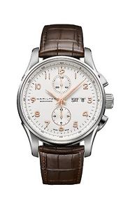 Hamilton H32766513 Maestro Automatic Brown Leaether White Dial Men's Watch New