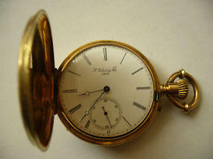 Vintage 18K Gold Pocket Watch "P Robert & Fils " Locle