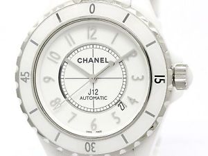 Polished CHANEL J12 Ceramic Automatic Mens Watch H2981 (BF303243)
