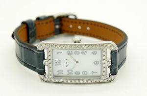 NOUVEAU HERMES Cape Cod Nantucket Quartz Petit PM Montre femmes 042665WW00