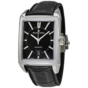 Maurice Lacroix Pontos Rectangulaire Automatic Mens Watch PT6247-SS001-330
