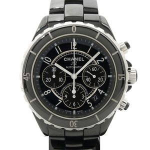 Auth CHANEL J12 chronograph H0940  Men's Automatic Ceramic 193028