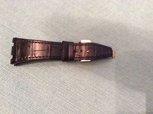 Audemars Piguet Black Watch Band Rose Gold Buckle New