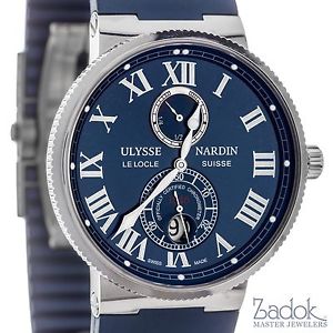 Ulysse Nardin Maxi Marine Chronometer Stainless Steel 43mm Watch 263-67-3/43