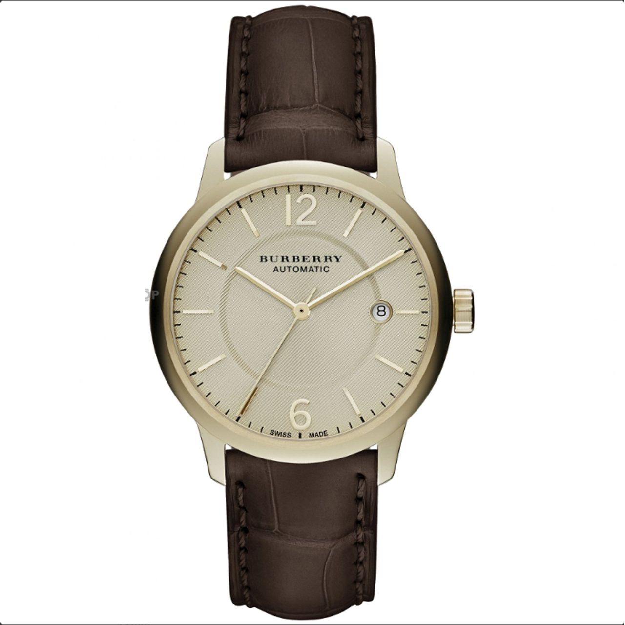 BURBERRY MEN'S THE CLASSIC ROUND AUTOMATIC WATCH BU10302
