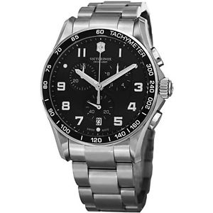 Victorinox Chrono Classic XLS 241650 Mens Chronograph Solid Case