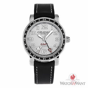 Graham Silverstone Time Zone Stainless Steel 2TZAS.S01A 42mm