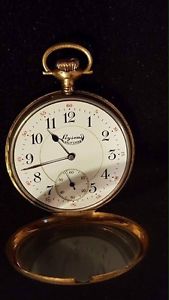 Rockford Watch Co. 14karat Solid Gold 17 Jewels  Antique Pocket Watch Need Repai