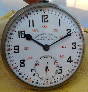 Marine Chronometre Solvil Paul Ditisheim  5 Adjustments micro regulator 16J