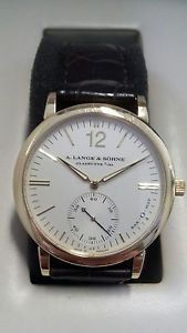 A Lange & Söhne Sax-o-mat 18k Gelbgold Ref.Nr. 301.021 BJ 1999 Fullset