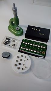 Horia Jewelling tool and ref 2 assortment of pushers, anvils (35x)