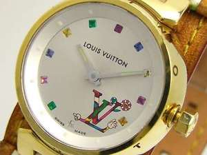 Free Shipping Pre-owned LOUIS VUITTON Tambour Love Monogram World Limited 100
