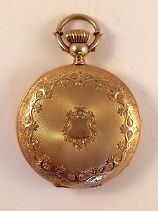 18kt Gold Antique Swiss Pocket Watch J T Sontag Geneva