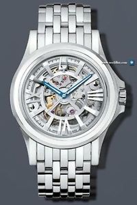 BULOVA ACCUTRON MENS KIRKWOOD WATCH WITH SKELETONIZED DIAL 63A001