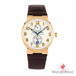 Ulysse Nardin Maxi Marine Chronometer Rose Gold 266-66-3  41mm