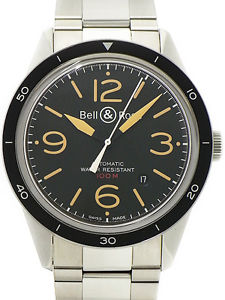 Auth BELL&ROSS  Vintage Sports Heritage BR123 Automati SS Men's watch