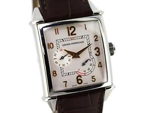 Free Shipping Pre-owned GIRARD-PERREGAUX Vintage 1945 Power Reserve Self-Winding