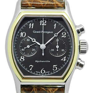 F / S Pre-owned GIRARD-PERREGAUX Richeville Rishubiru Chronograph Ref.2710 Hand
