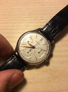 Zenith Chrono Cal.156 tricompax tre contatori steel acciaio!