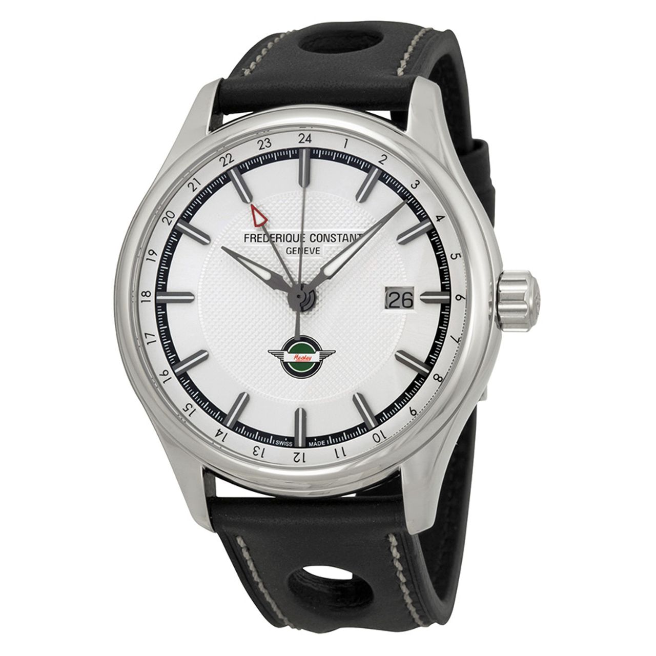 Frederique Constant FC-350HS5B6 Mens Silver Dial Analog Automatic Watch