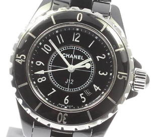 Used[B] Watch Women CHANEL Chanel J12 H0682 Quartz black Ceramic x SS H9Q