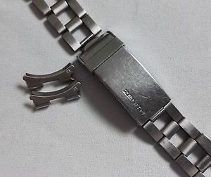 Zenith bracelet band steel gay freres clasp 4/70 for sub diver ref.A3630 ends ze