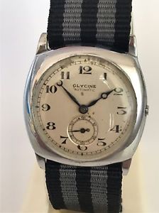 VERY RAREST ANTIQUE GENTS GLYCINE EUVGENE MEYLAN WRIST ART DECO 1930's WATCH