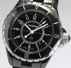 Used[B] Watch Women CHANEL Chanel J12 H0682 Quartz black Ceramic x SS Y4E