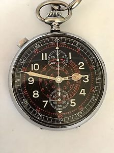 GENTS GERMAN MILITARY HANHART KRIEGSMARINE CAPTAINS POCKET WATCH CHRONOGRAPH