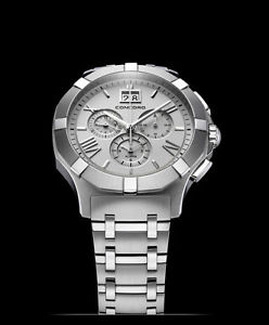 CONCORD Saratoga Stainless Steel 42mm Chronograph/Alarm NEW! $2800
