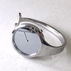 Georg Jensen Vivianna Stainless Watch #326 34mm Mirror Dial, Small, Original Box