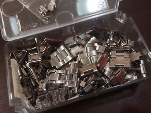 Box Of Rolex Links Vintage 78360 6635 Oyster Maglie Finali Ends Clasp