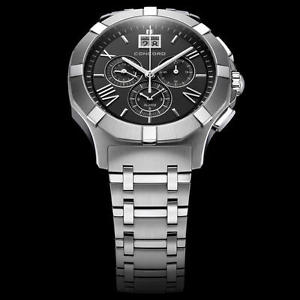 CONCORD Saratoga Stainless Steel 42mm Chronograph/Alarm NEW! $2800