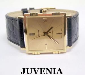 NOS 18K Gold JUVENIA MACHO Mens AUTOMATIC Watch Ref 8902* 1 Year Store Warranty