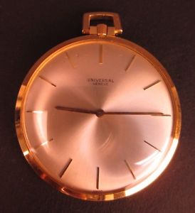 Vintage UNIVERSAL GENEVE 18K Gold Pocketwatch