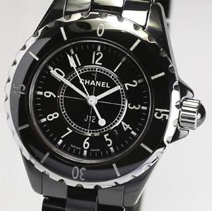 Used[B] Watch Women Chanel H0682 Quartz black SS x ceramic M3T