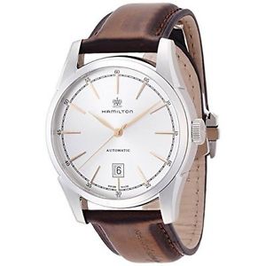 Hamilton H42415551 Mens Silver Dial Analog Automatic Watch